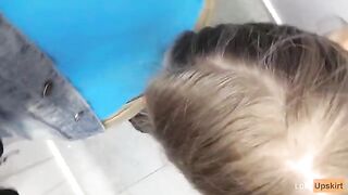 A girl risked a lot to get fucked in the shop changing room