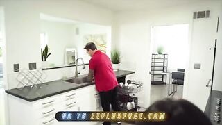 Keiran Lee couldn’t resist the round ass of hot Emily Willis