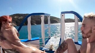 We had sex on the boat and filmed it for you - come check it out!
