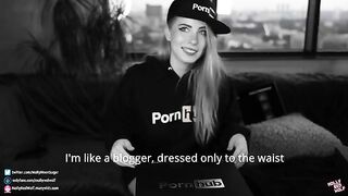 500K! Unboxing and Oral Creampie is a gift from Pornhub, featuring intense action