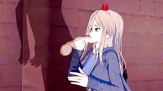 Chainsaw Man Power Hentai - 3D animation with intense, uncensored action