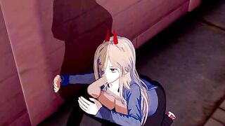 Chainsaw Man Power Hentai - 3D animation with intense, uncensored action