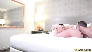 Jennifer White gets her hairy pussy eaten and fucked hard