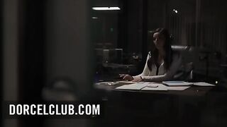 The boss called the secretary to work extra hours, promising a high reward