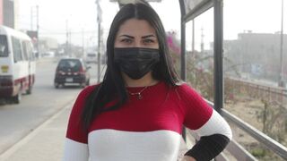 A big ass Venezuelan girl, Ginezflowrs, got lost in Lima and tried a new thing