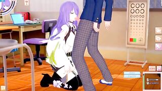 Hentai game Koikatsu! featuring big tits Moona Hoshinova's erotic anime video