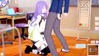 Hentai game Koikatsu! featuring big tits Moona Hoshinova's erotic anime video