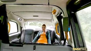Redhead slut Kiara Love squirts in Fake Taxi chaos