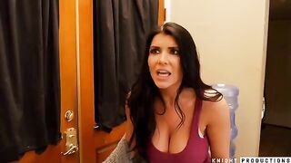 Makeup artist Romi Rain fucked hard by client Brad Knight