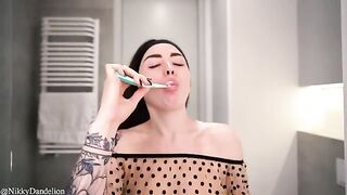 A girl woke up with a stranger in her bed and was fucked hard