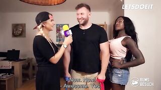 Josy Black gives the fan the fuck of his life in intense interracial action