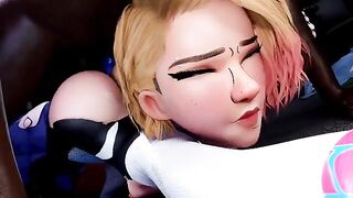 The best cumpilation of Fortnite girls in black action!