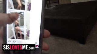 Pervert guy fucks his step sister with plump tits in a steamy scene