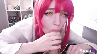 Makima, in kindness, fucked with Denji, showing her gentle side