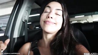 A hot girl is on a sex adventure on a deserted island
