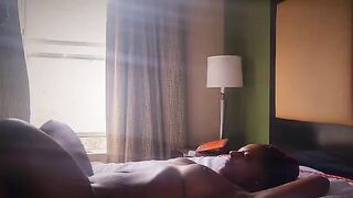 A couple has a passionate and intimate moment, exploring each other’s desires