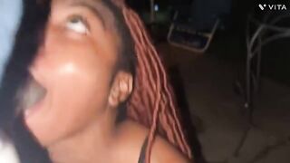 Daddy, stop what you're doing and fuck my wet ass like a slut Ebony