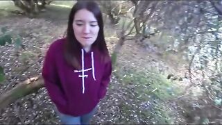 Sex in the garden with a hot neighbor and her young mom