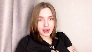 A young cute girl with a juicy ass masturbates at home and reaches a powerful orgasm