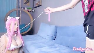 My obedient stepsister Kitty Teen will do anything I tell her to, even in a steamy roleplay scenario