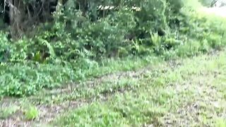 First sextape in the forest of this young French couple