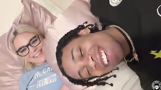 The fat ass of the PAWG Rharri Rhound was slapped by her roommate Lil D