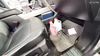 The man met a girl in the shop and fucked her hard