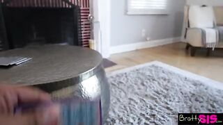 Gina Valentina gets her tight pussy creampied by her stepbrother