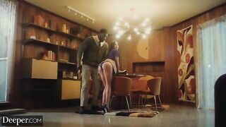 A college girl seduces her mild mannered tutor in a steamy encounter