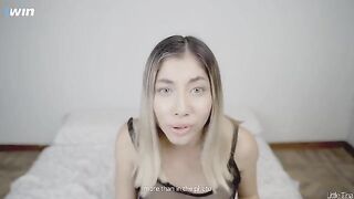 Your friend gets a photo of your cock by mistake and she wants to taste it in this steamy JOI scene