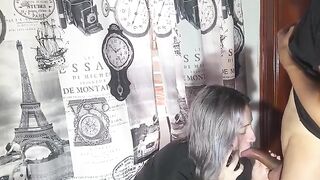 The very unfaithful girl cheats on her boyfriend over the phone