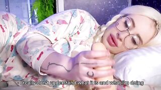 Daddy pushed his cock in the sweet pussy of a cute baby