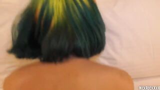 Rainbow teen got fucked on her 18th birthday