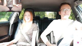 A girl surprised Verlonis by masturbating in public while driving