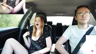A girl surprised Verlonis by masturbating in public while driving