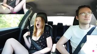 A girl surprised Verlonis by masturbating in public while driving