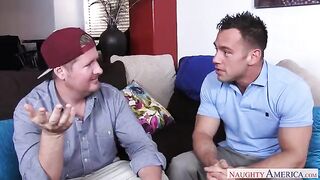 Ariella Ferrera gets seduced by her son's friend in a steamy scene