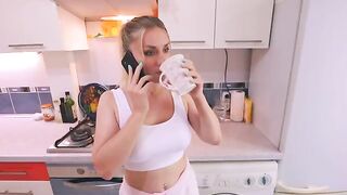 The wife called her friend to visit her lover, but the husband heard everything