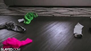 Fit lesbians Vanna and Alexis have hot sex with toys