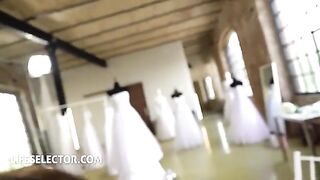 First timer Liya Silver gets fucked in POV by horny hung on her wedding night