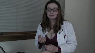 Visiting Doctor Bettie for an urgent issue ends with a handjob