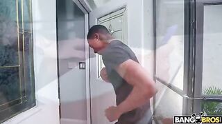 Damion knocked on the wrong door, but Arietta still let him in for some fun
