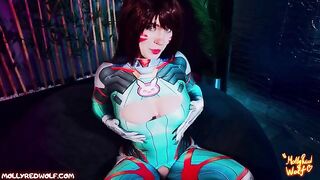 NERF This! Dva gets triple damage in hot Overwatch cosplay action