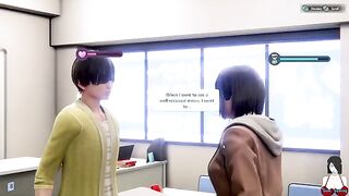 3D hentai school girl Yuna Room Girl getting fucked in every scene part 2