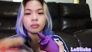 Sohimi Rose Vibrator made Tina Slick cum hard