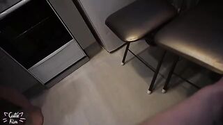 A schoolgirl got a big cock after 3 minutes of meeting and came