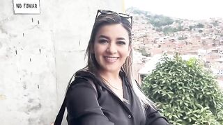 Outdoor blowjob and ride on a cable car in my city