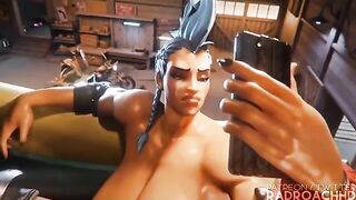 Junker Queen mercilessly fucks Mei in a rough and extreme style