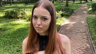 A pick-up guy shot his dick to a cute 18-year-old girl
