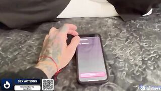 The guy persuaded the girl to have sex using an app
